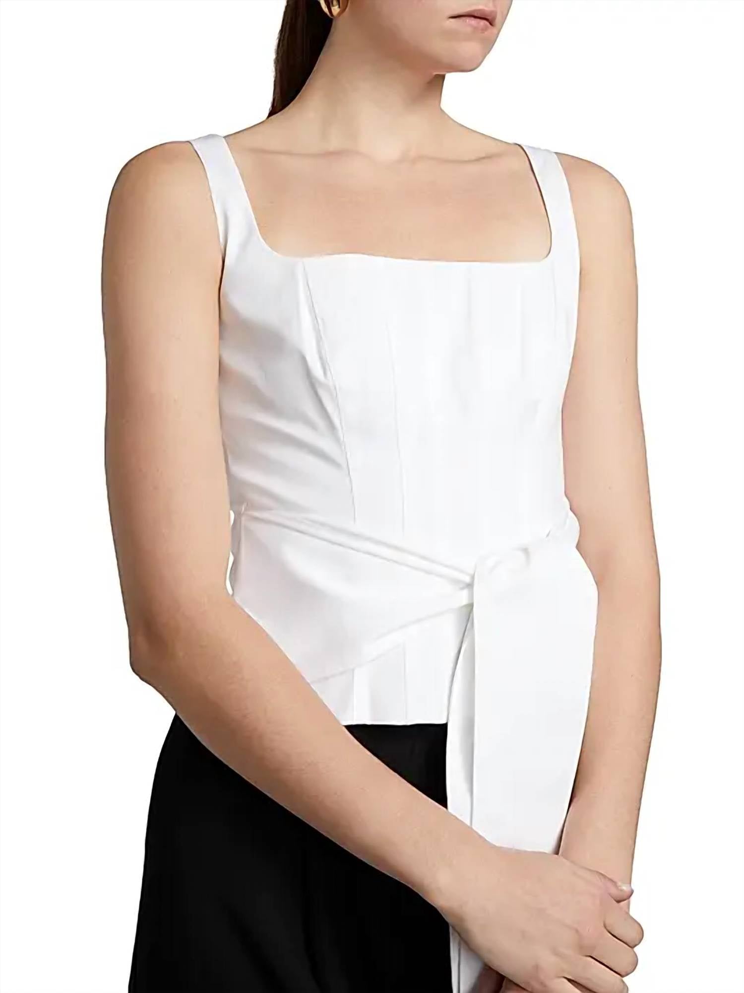 Toccin - Front Corset Tank Top