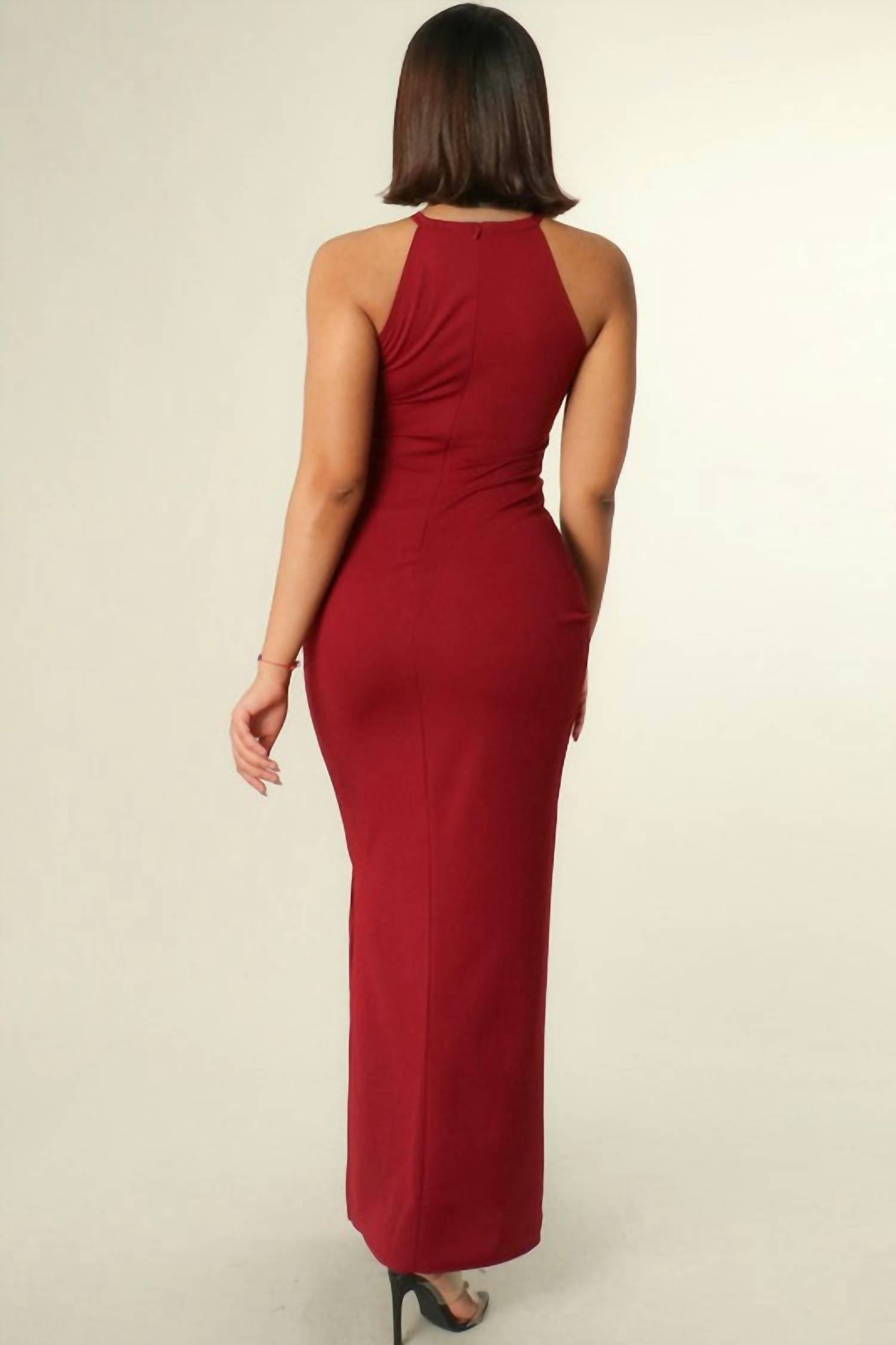 Jacaranda Living - Long Bodycon Crepe Dress