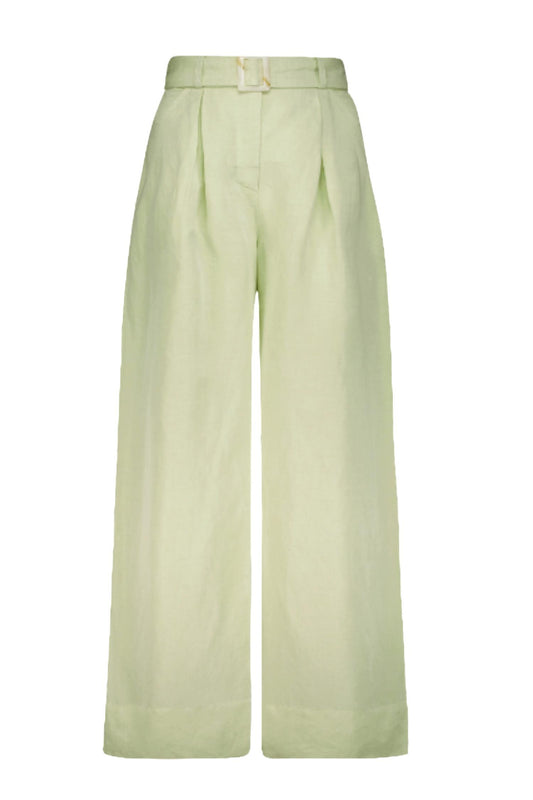 Matthew Bruch - Women's Wide Leg Pleated Pants