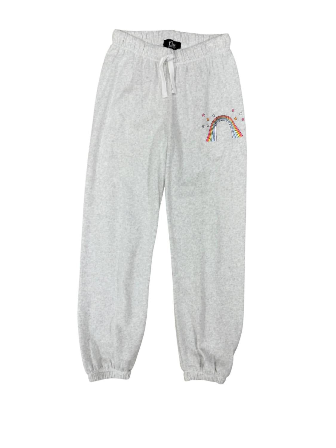 Flowers By Zoe - Girl's Rainbow Star Jogger Pants