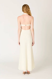 Nia - Pluma V-neck Maxi Dress