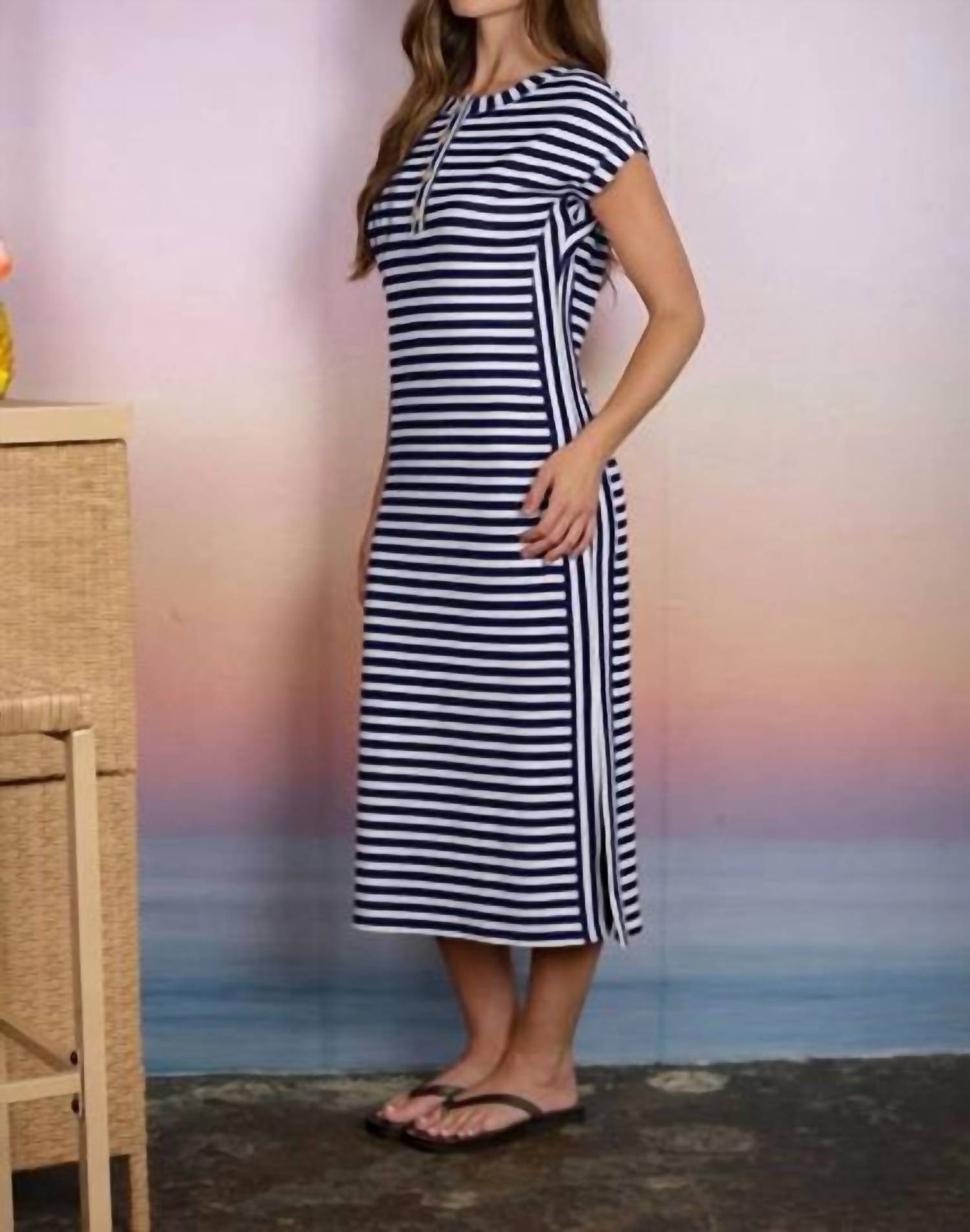 Blu Pepper - Knit Midi Dress