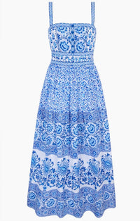 Pink City Prints - Nuri Midi Dress