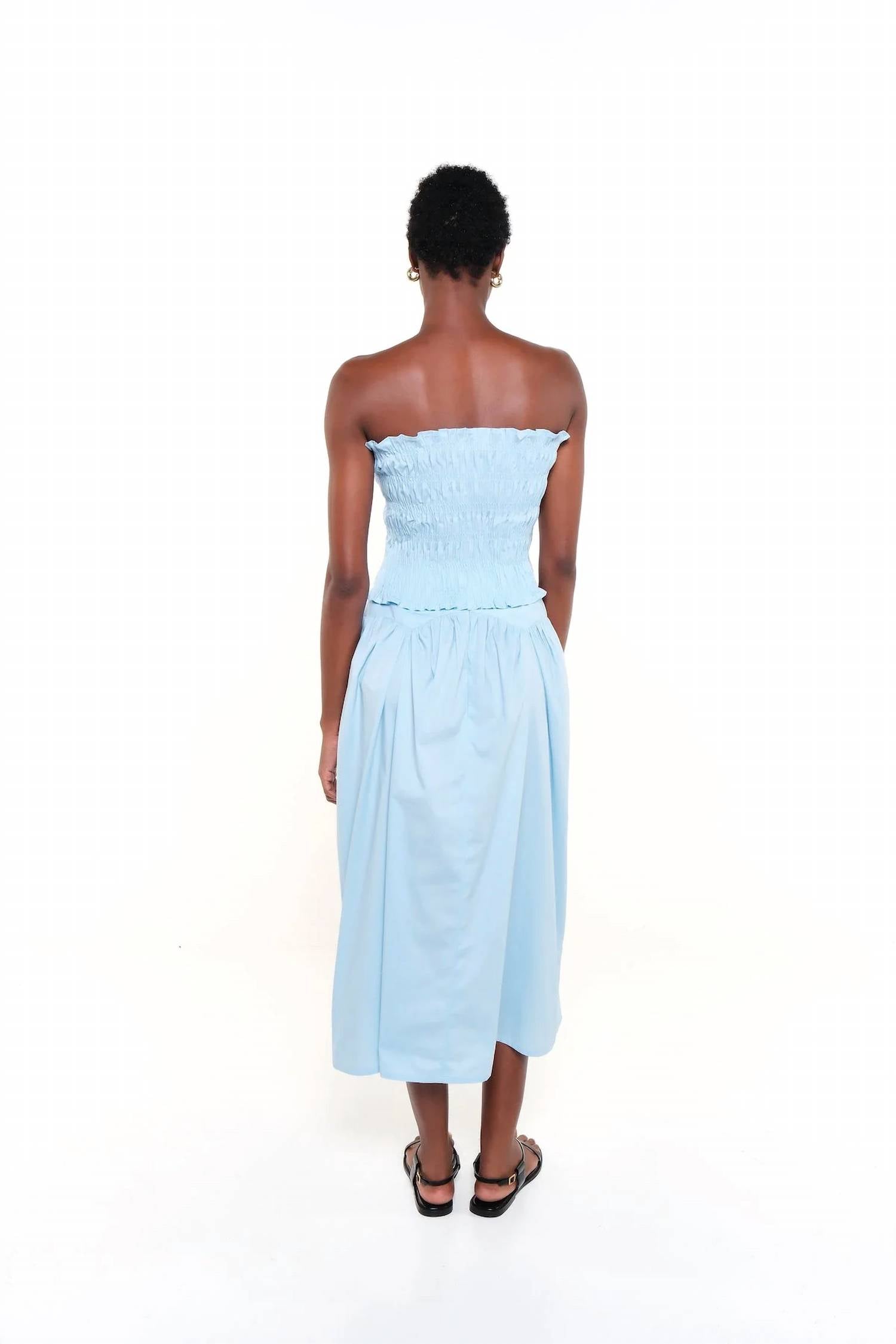 The Lulo Project - Penny Smocked Poplin Top
