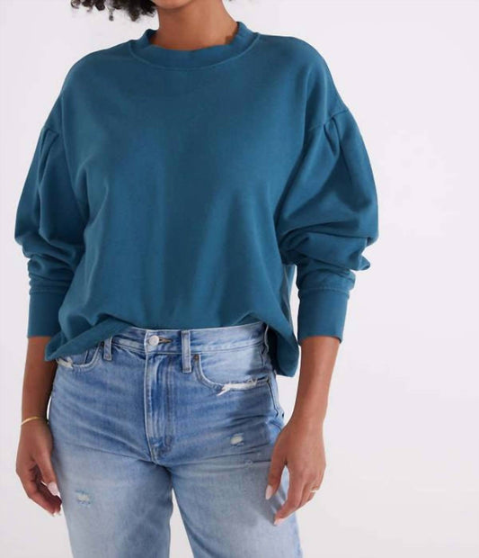 Jael Pleat Sleeve Sweatshirt