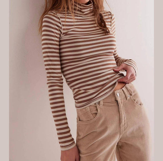 Free People - Good Good Stripe Turtleneck Top