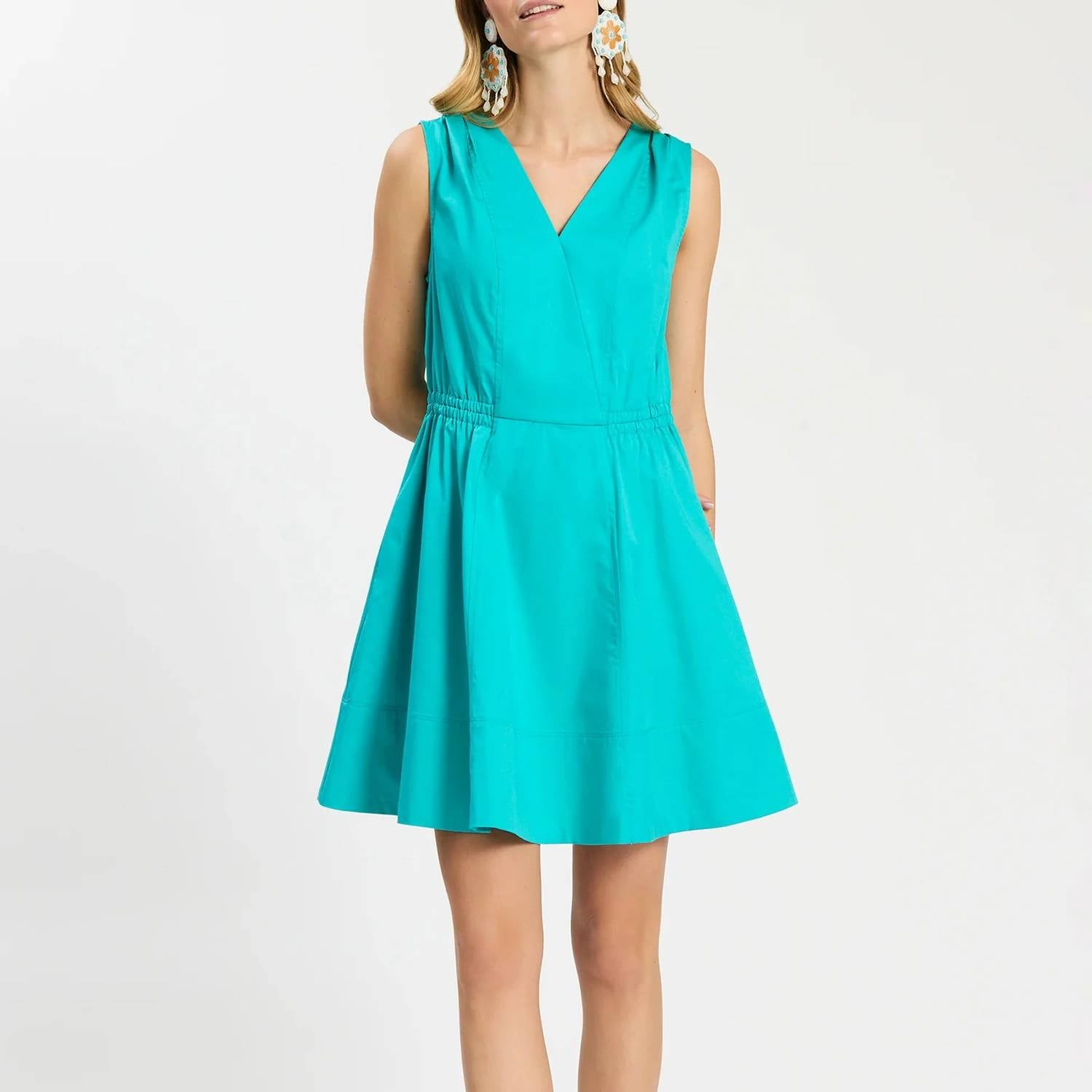 Tyler Boe - Emory Sleeveless Wrap Mini Dress