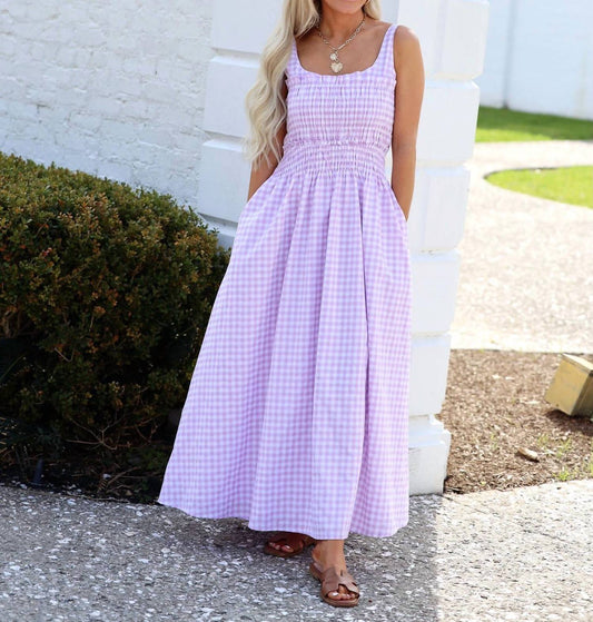 Tcec - Arabelle Gingham Maxi Dress