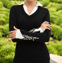 Frank Lyman - Women's Pearl Trim Sweater