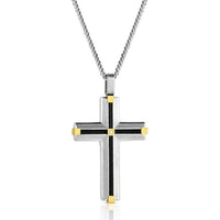 Montana Silversmiths - Men's Golden Points Cross Necklace