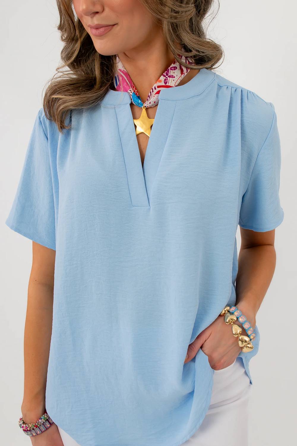 Entro - Robin Short Sleeve Blouse