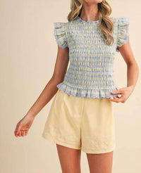 &Merci - The Erica Plaid Top