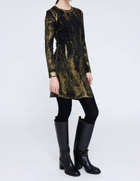 Raquel Allegra Liza Dress in multi - women's dress - detail view