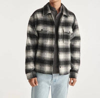 The Kooples - Wool Jacket With Check Motif