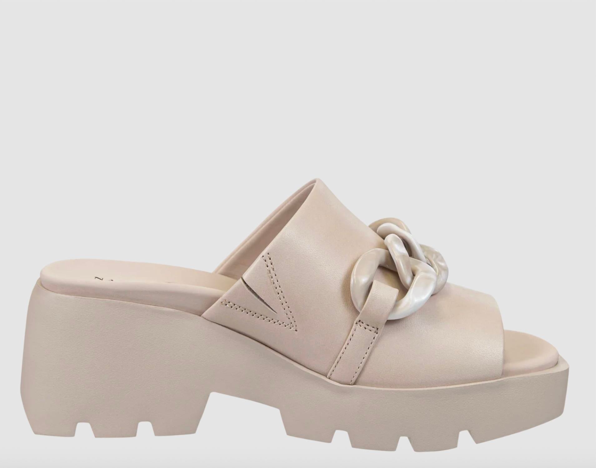 Naked Feet Women's Iso Platform Sandals in beige - women's sandal - alternate view