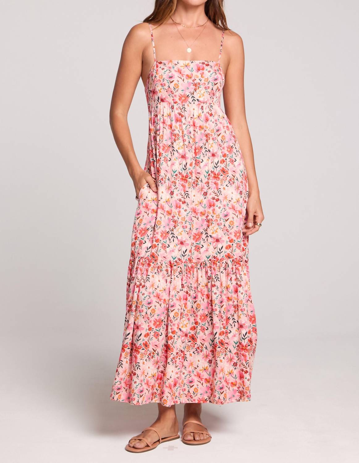 saltwater LUXE Esme Maxi Dress in multi - women's dress