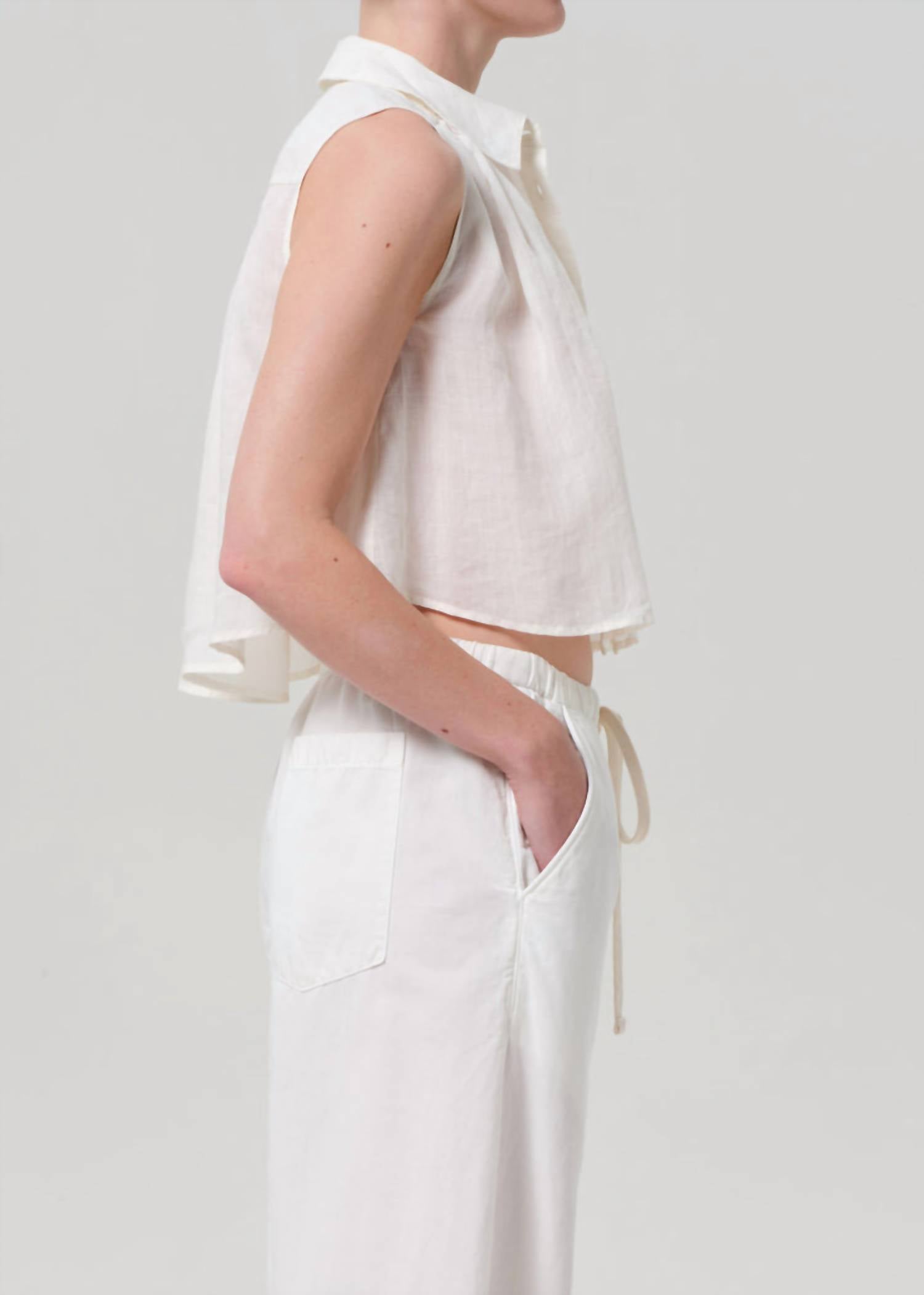 Citizens Of Humanity - Sleeveless Ambrose Crop Top