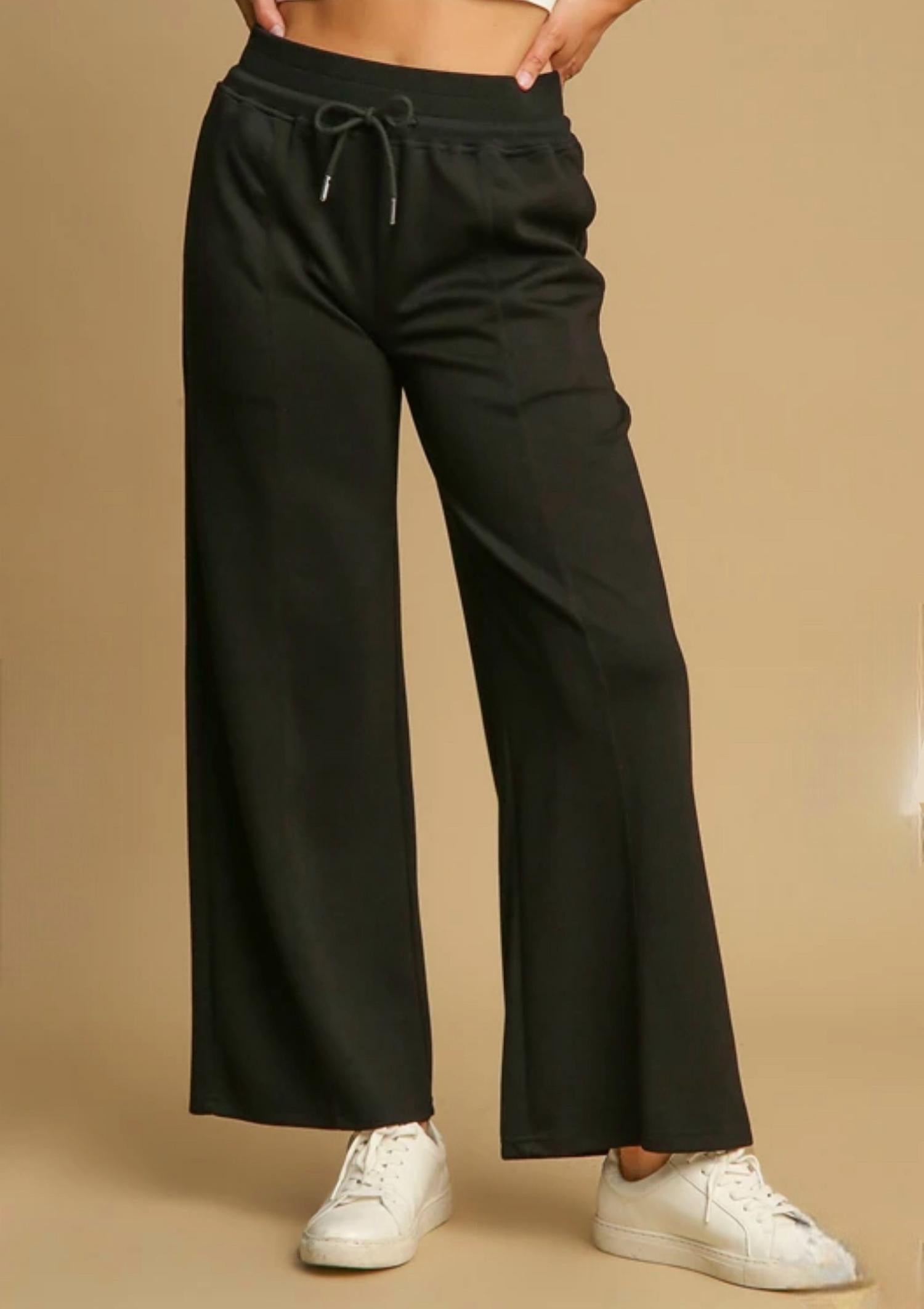 Umgee - High Waisted Sweatpants