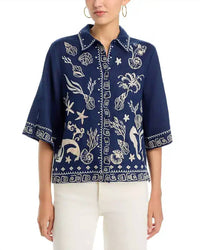 Johnny Was - Women's Meri Kimono Sleeve Shirt
