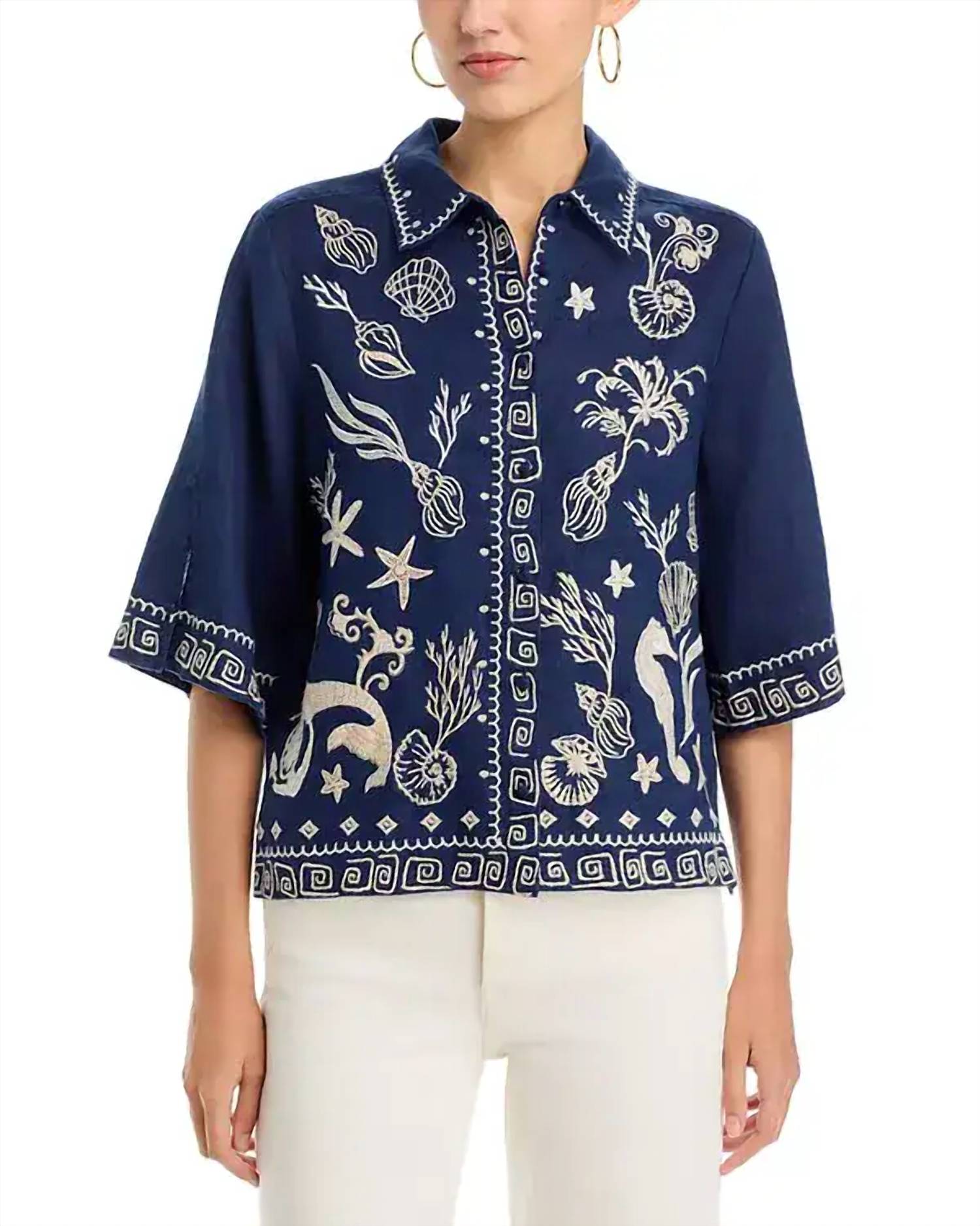Johnny Was - Women's Meri Kimono Sleeve Shirt