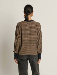 Nation Ltd - Victoria Henley Long Sleeve Sweater