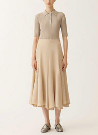 Fabiana Filippi - Viscose Linen Flared Skirt