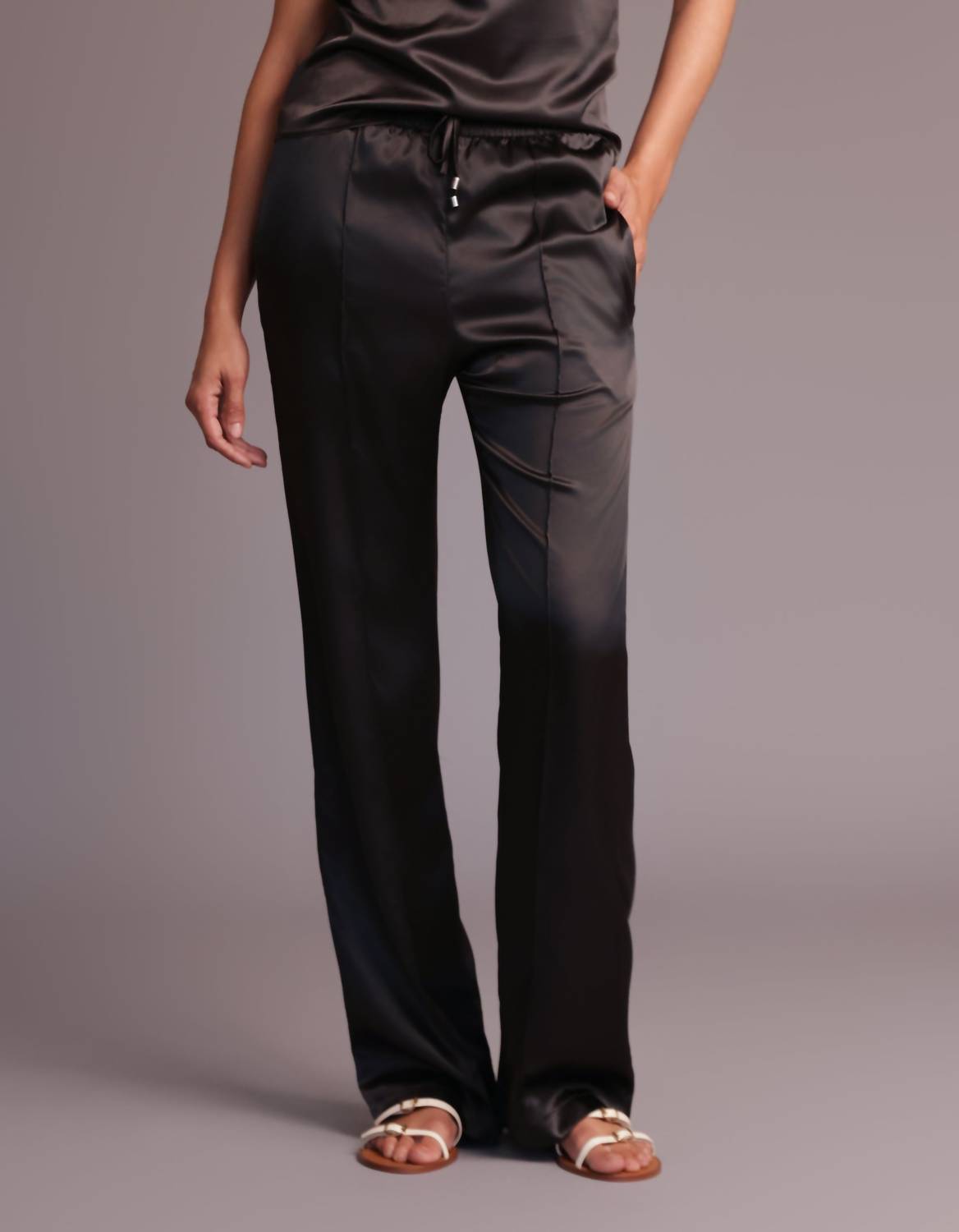 Heroine Sport - Girlfriend Luxe Satin Cargo Pants
