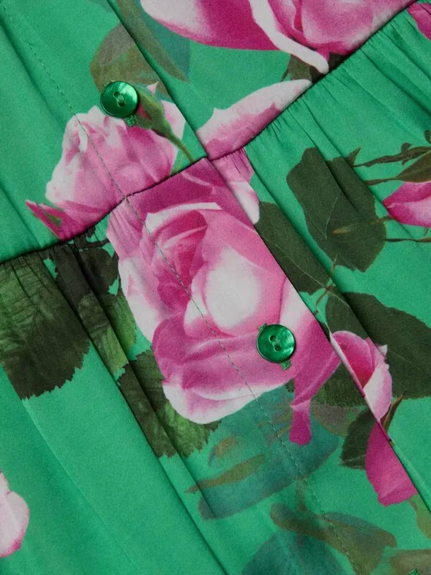 L'Agence - Virlen Tiered Shirt Dress