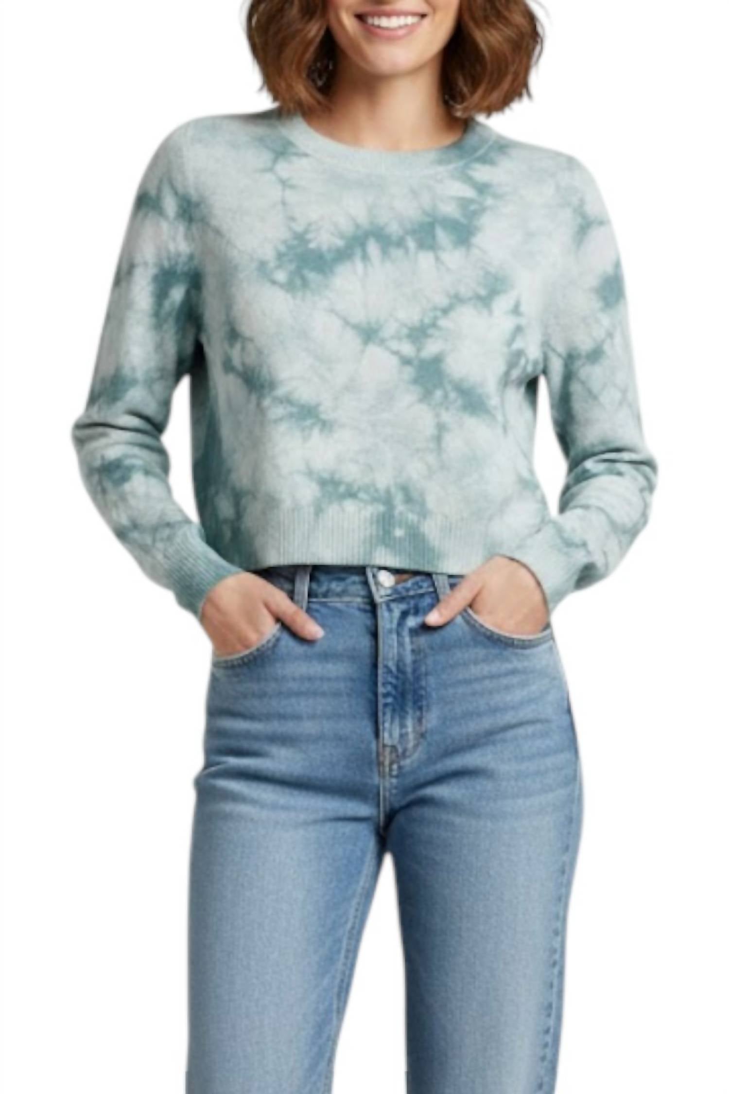 Joostricot - Long Sleeve Crop Crewneck Top