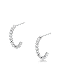 Enewton - Women's Beaded Classic 1" Post Hoop Earrings