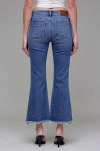 Hidden - Happi Cargo Crop Flare Jeans