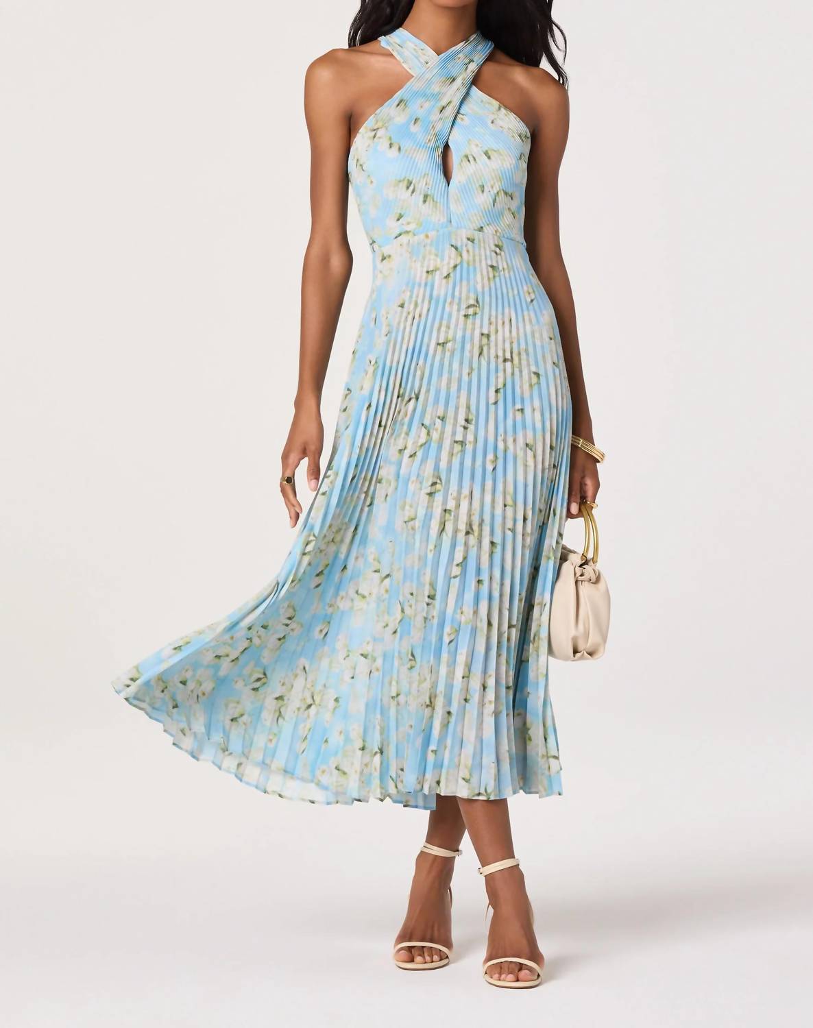 Astr - Samantha Pleated Dress
