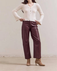 Grade & Gather - Lace Trim Detailed Cardigan