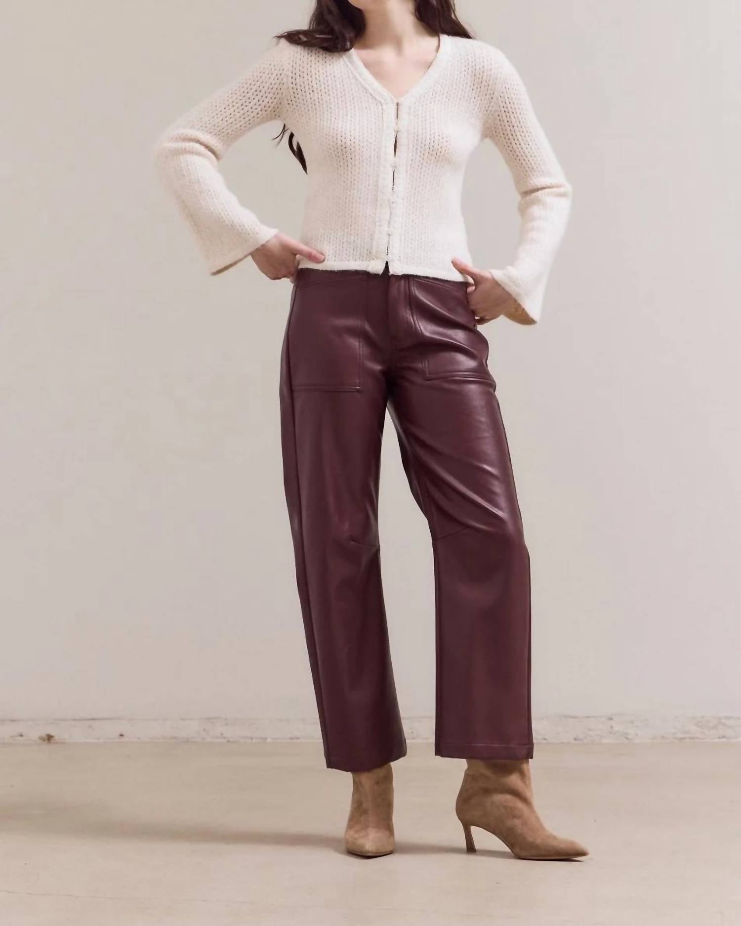 Grade & Gather - Lace Trim Detailed Cardigan