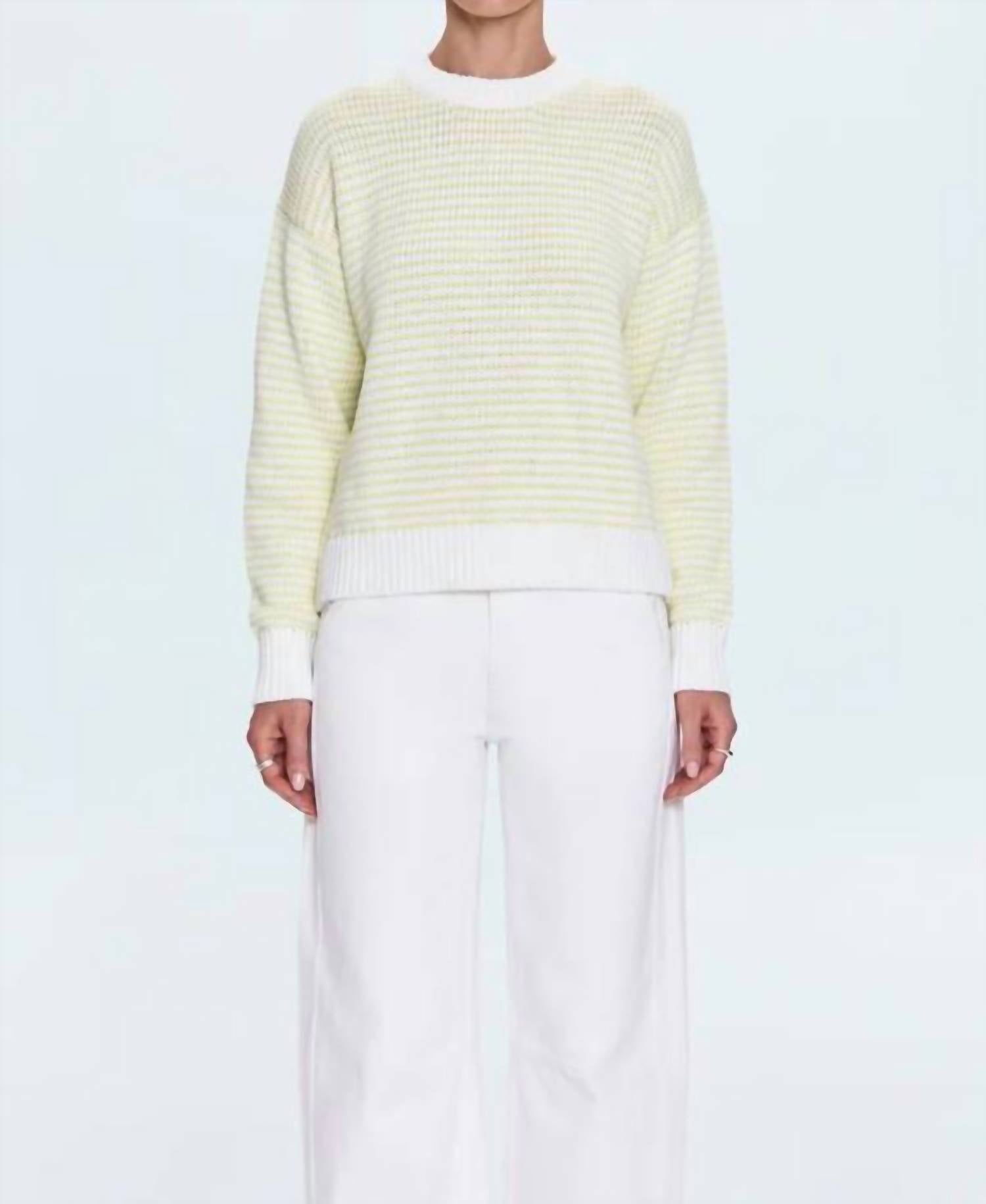 PISTOLA Aura Sweater in limeade - women's sweater