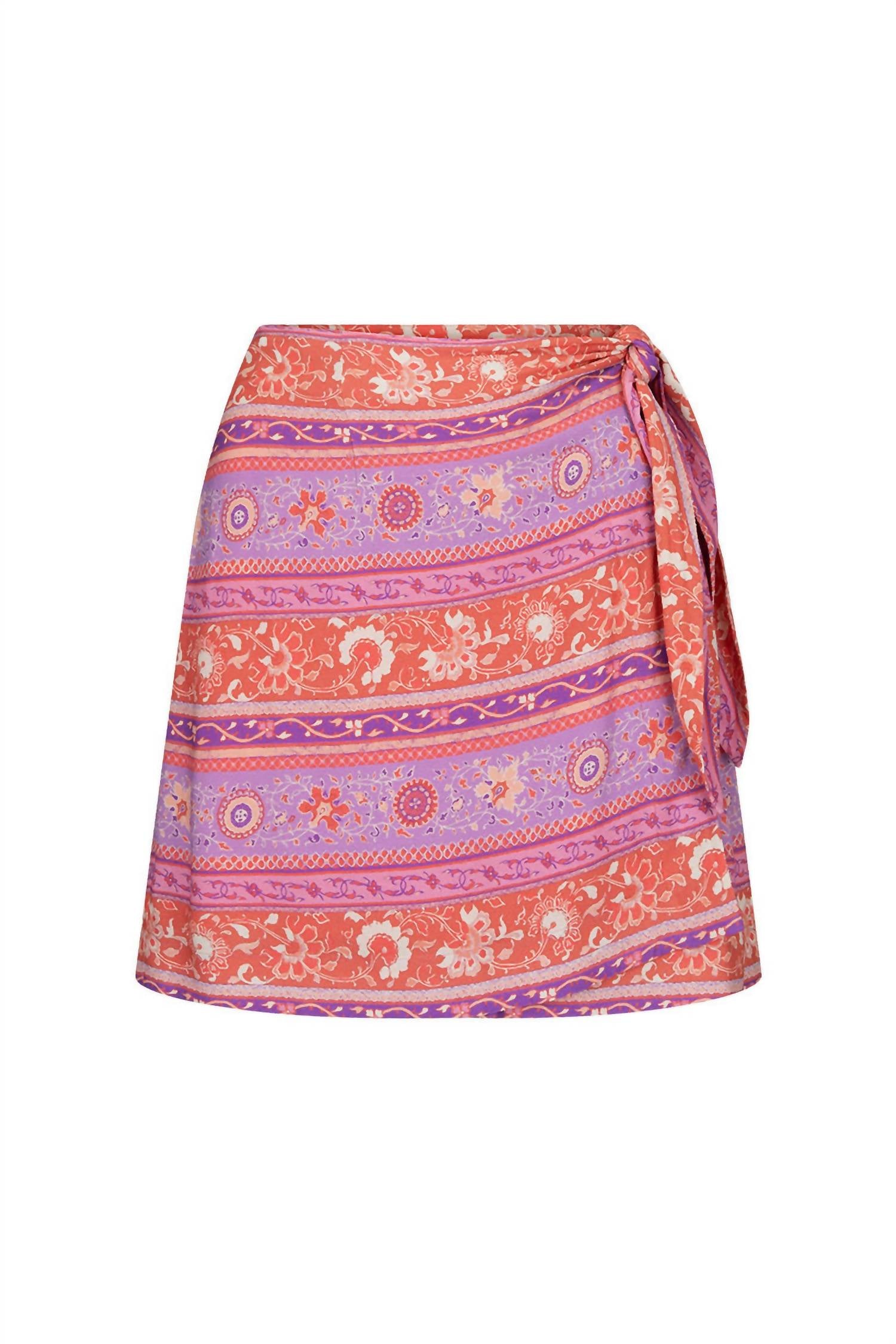 Spell - Sunshine Bandit Wrap Mini Skirt