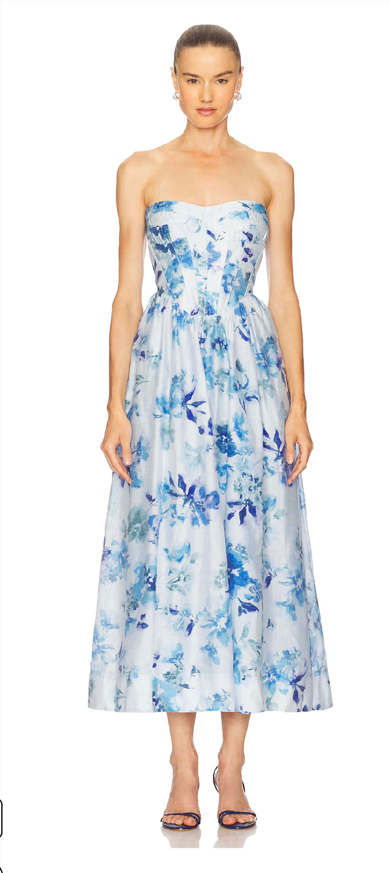Bardot - Lola Corset Midi Dress