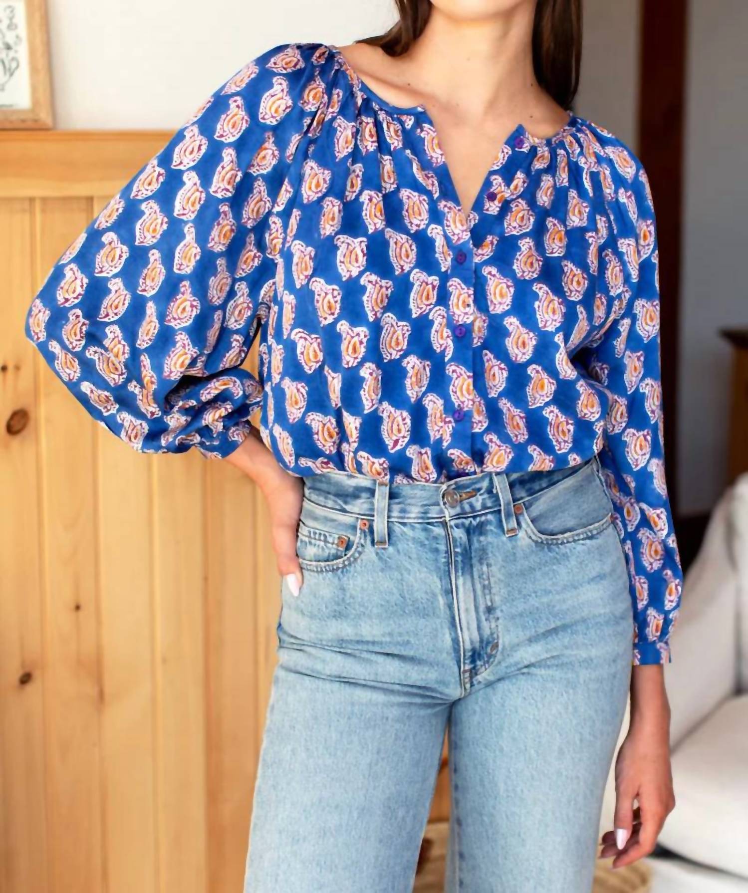 Emerson Fry - Frances Long Sleeve Blouse