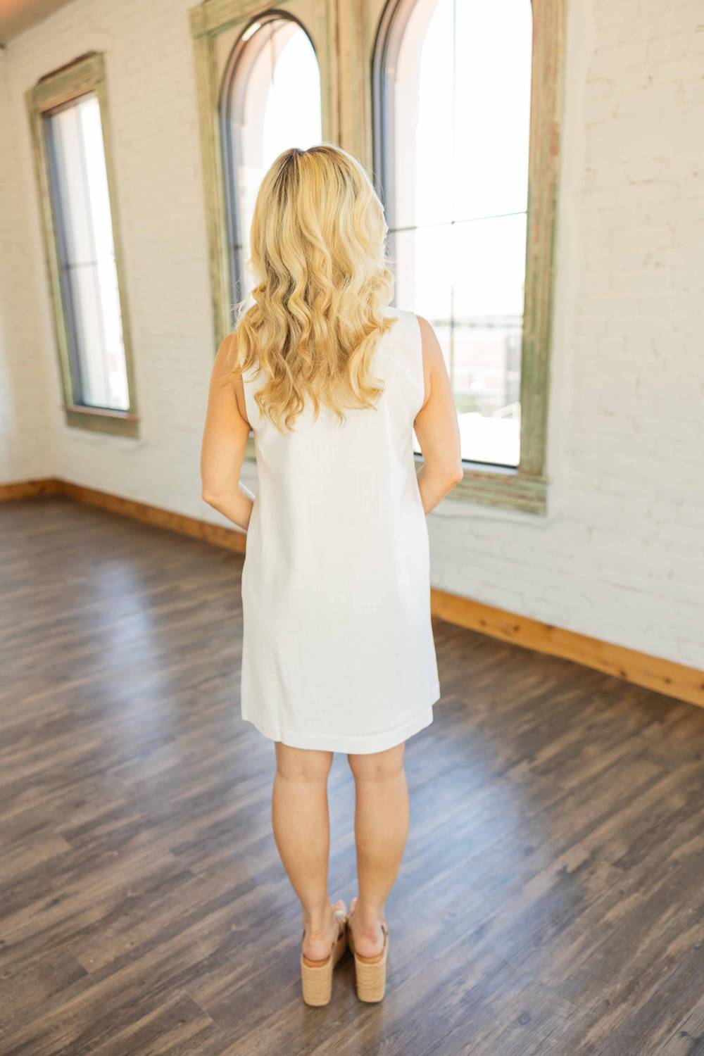 Thml - Makayla Embroidered Shift Mini Dress