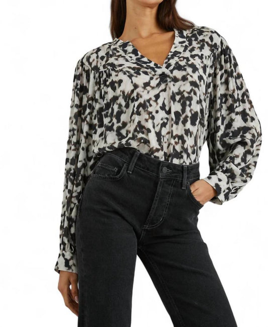 Rails - FABLE LONG SLEEVE PRINT BLOUSE