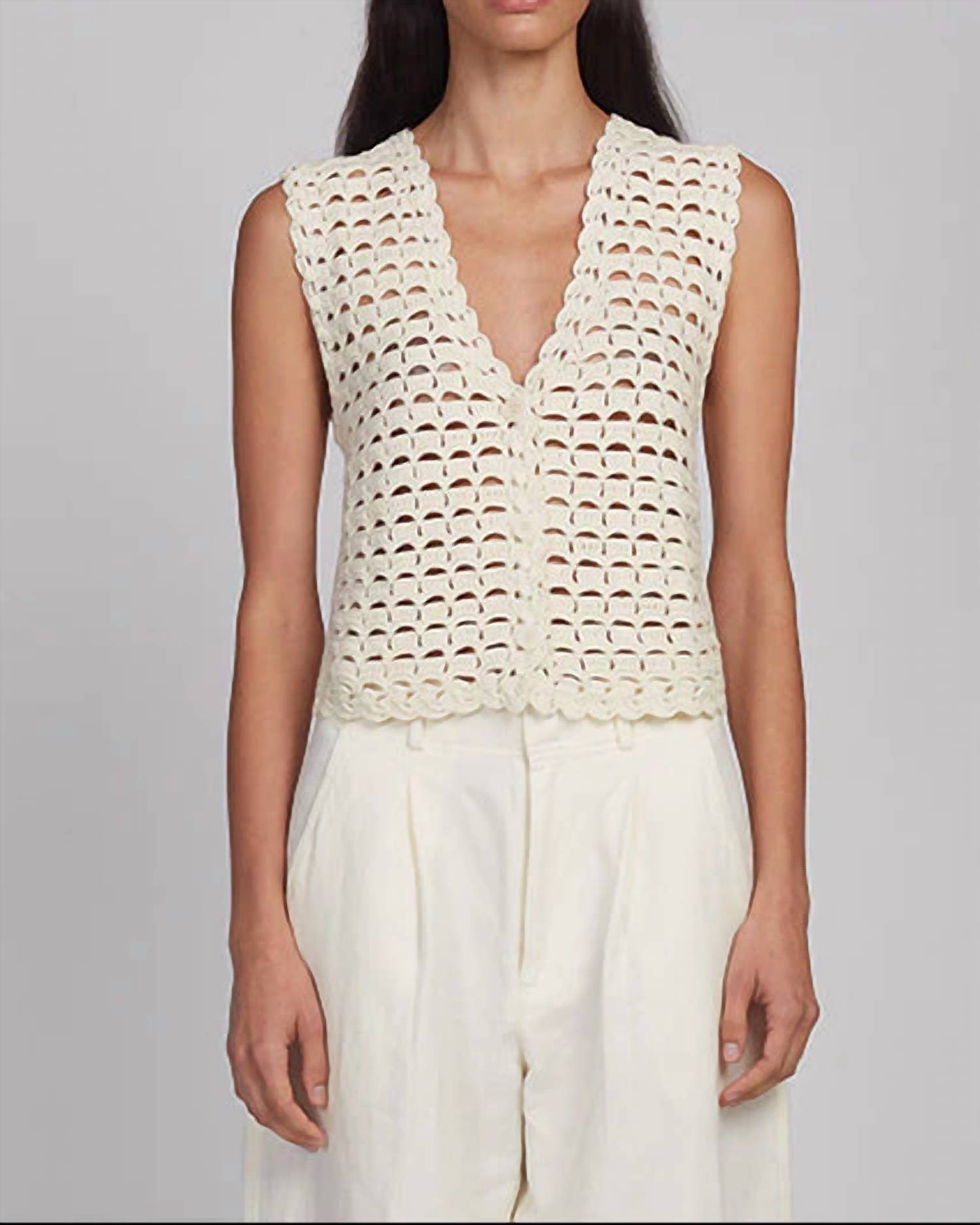Eleven Six - Ellie Crochet Vest