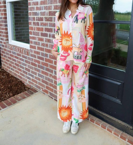 Sundayup - Lotusland Safari Pants Set