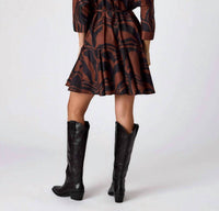 Crosby by Mollie Burch Lucy Mini Dress in canyon - women's dress - detail view