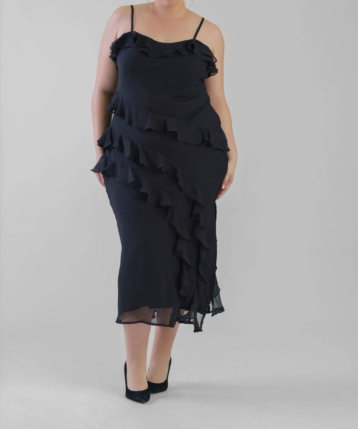 Never Fully Dressed - Molly Midi Dress - Plus