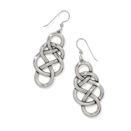 Brighton - Women's Interlok Braid Drop French Wire Earrings