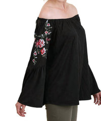 Umgee - Embroidered Off The Shoulder Top