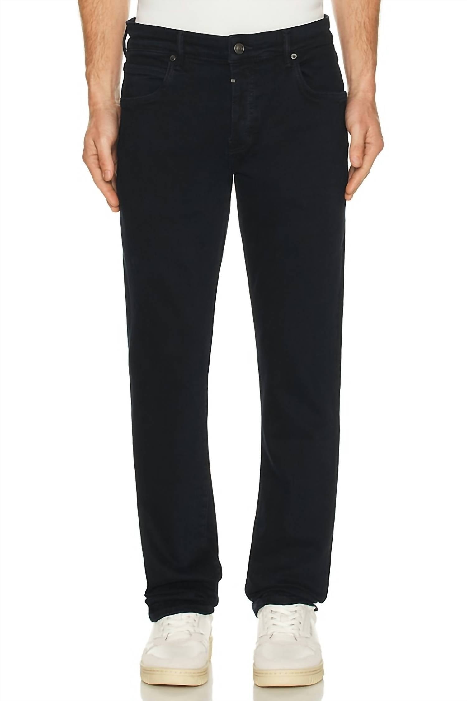 AllSaints Sid Slim Straight Jeans in blue black - men's jeans