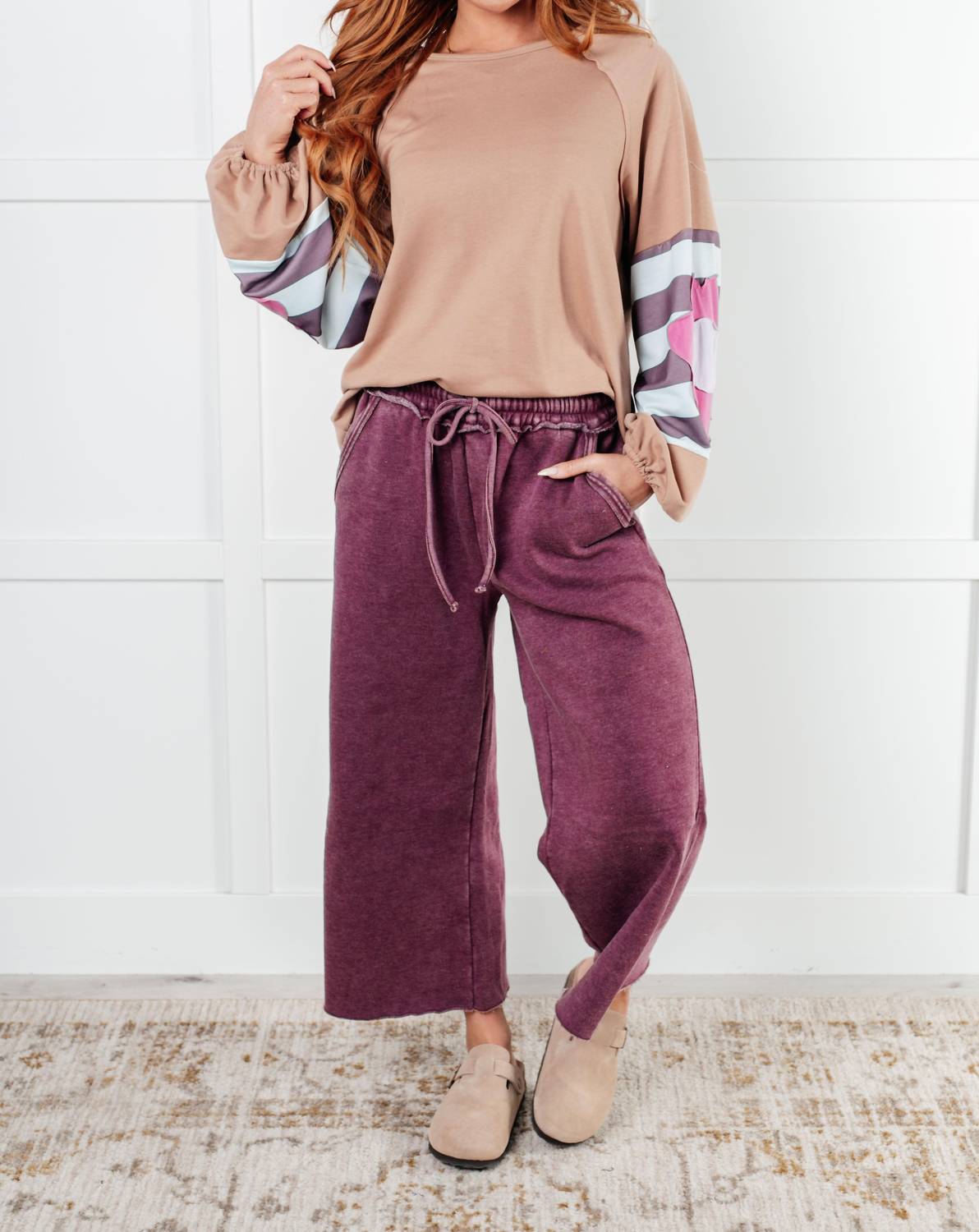 Zenana - Wide Leg Cropped Palazzo Pants