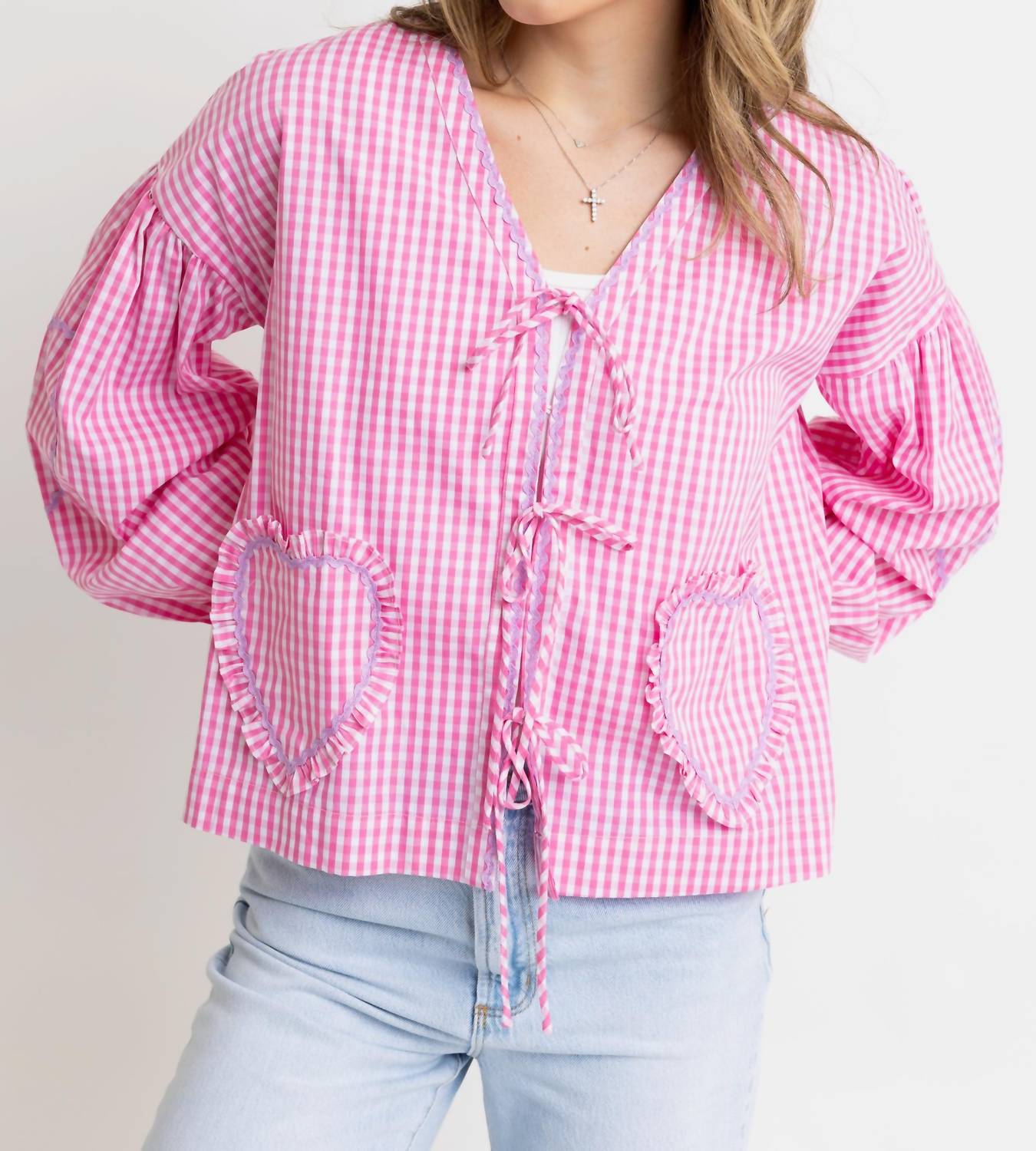 Karlie - Vintage Heart Top