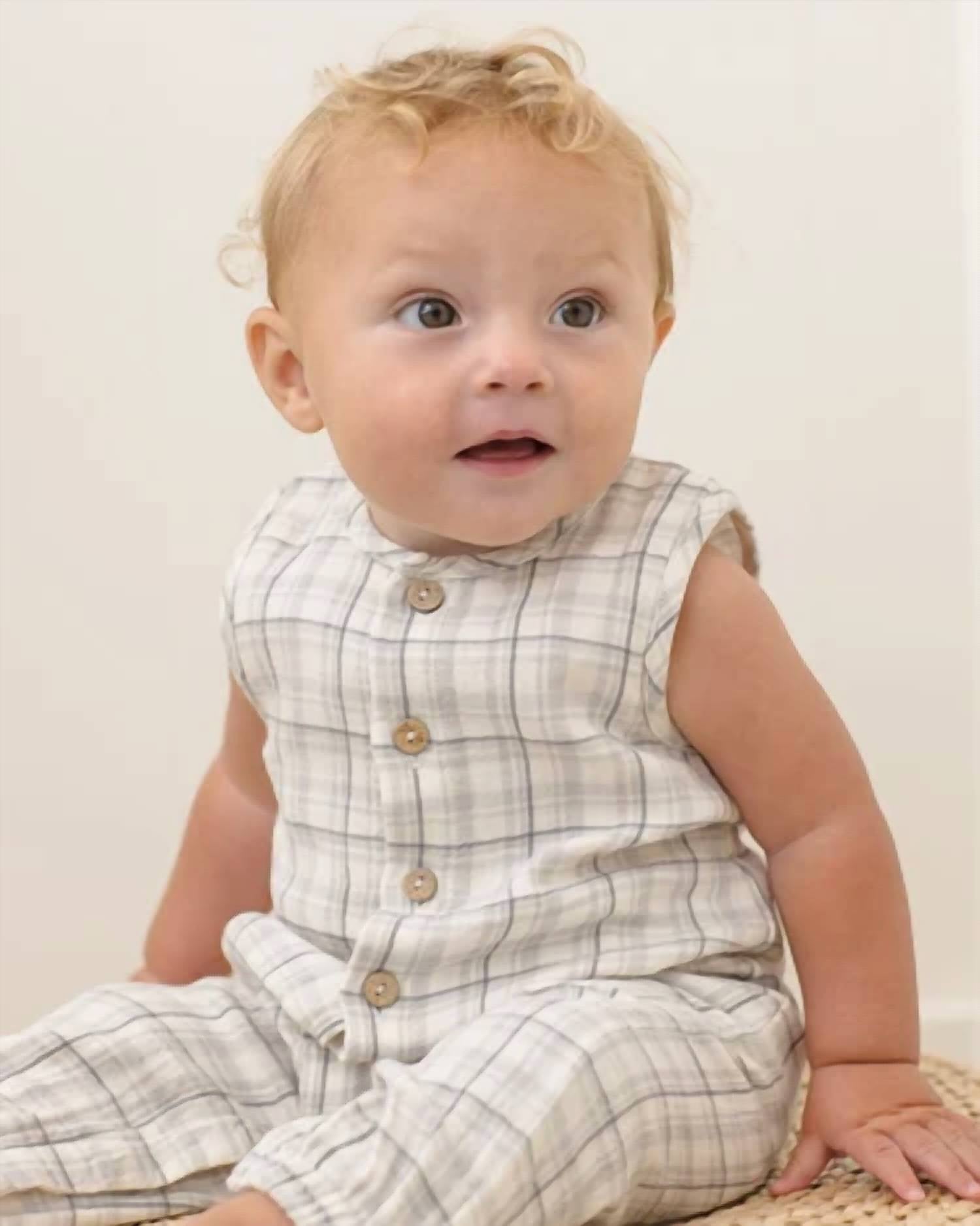 Quincy Mae - Boys Woven Jumpsuit
